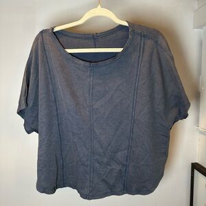 SHEIN Navy Blue Women's Blouse